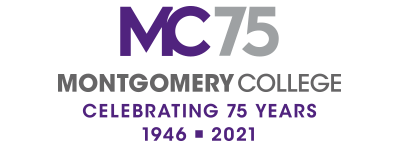MC的集中备用75周年标志的标语“庆祝75年”。